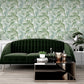 Purchase AH923909 Brewster Wallpaper, Juan Green Palm Leaves - Arthouse12