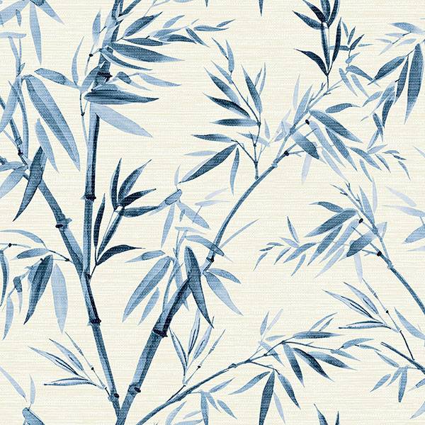 Purchase AH924107 Brewster Wallpaper, Moriko Blue Bamboo - Arthouse
