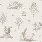 Purchase AH924409 Brewster Wallpaper, Clawford Beige Meadow Friends - Arthouse