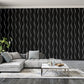 Purchase AH924502 Brewster Wallpaper, Tazz Black Ribbons - Arthouse12