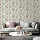 Purchase AH924907 Brewster Wallpaper, Celine Pink Courtyard Garden - Arthouse12