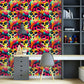 Purchase AH925107 Brewster Wallpaper, Millicent Multicolor Skull - Arthouse12