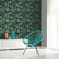Purchase AH925308 Brewster Wallpaper, Fonda Dark Green Jungle Party - Arthouse1