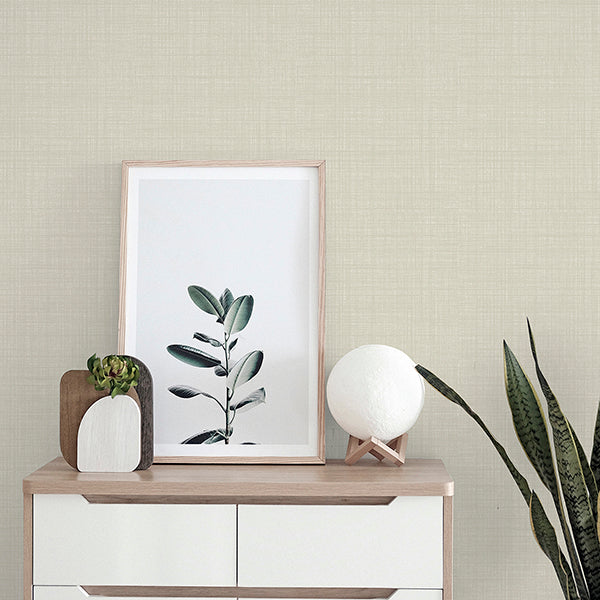 Purchase AH946003 Brewster Wallpaper, Rafe Neutral Woven Texture - Arthouse12