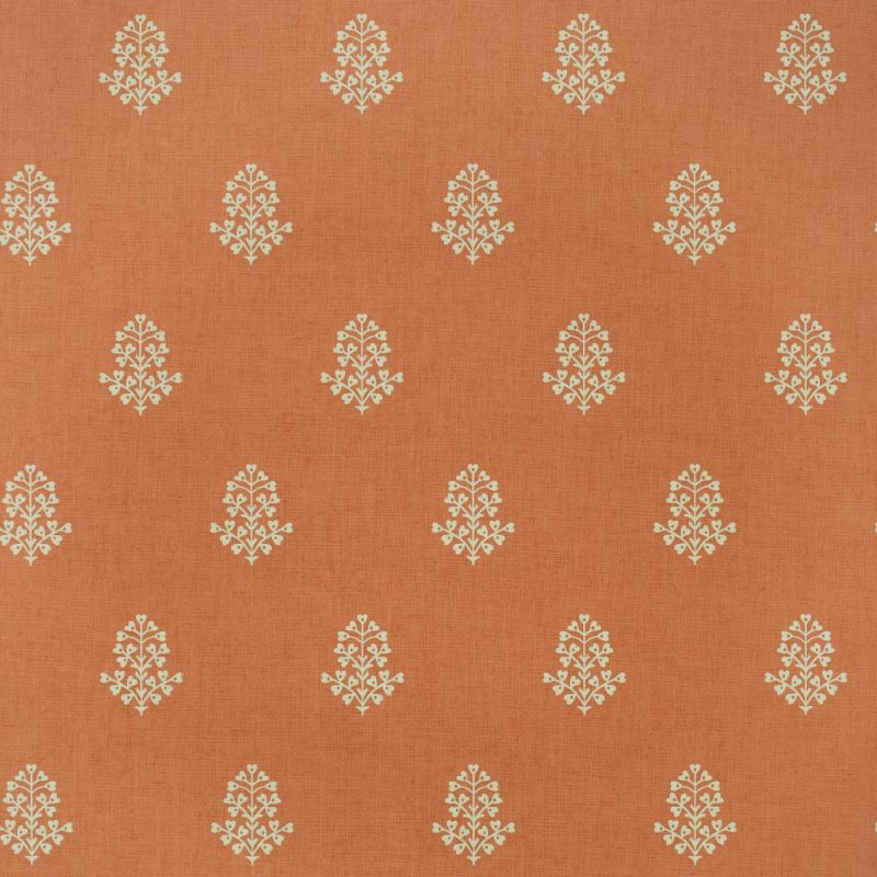 Sample - Amw10076.12.0 | Cow Parsley, Orange Medallion - Kravet Couture Wallpaper
