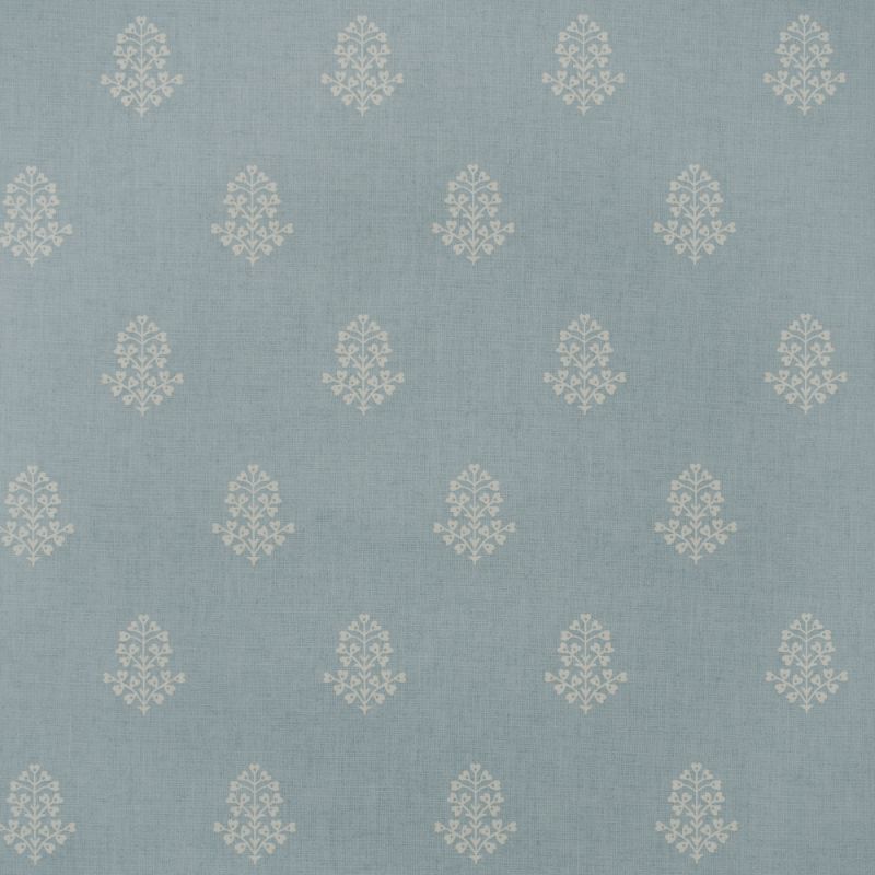 Sample - Amw10076.15.0 | Cow Parsley, Blue Medallion - Kravet Couture Wallpaper