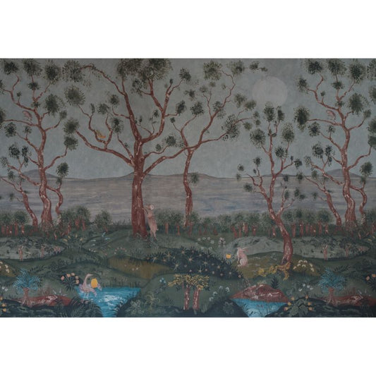 Purchase Amw10081.15.0 Lantern Parade, Blue Novelty - Kravet Couture Wallpaper 2