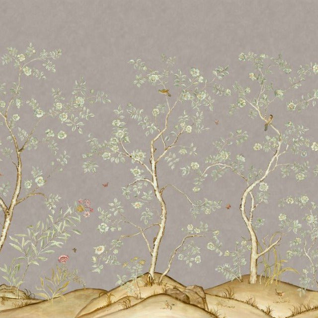 Purchase Amw10082.106.0 Songbird, Beige Trees - Kravet Couture Wallpaper