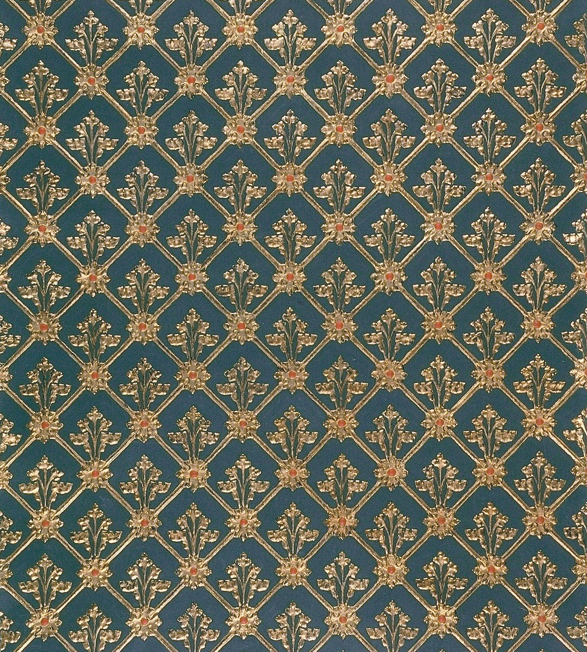 Purchase Old World Weavers Fabric Item AQ 000226CD, Cuir Resille Green/Gold 1
