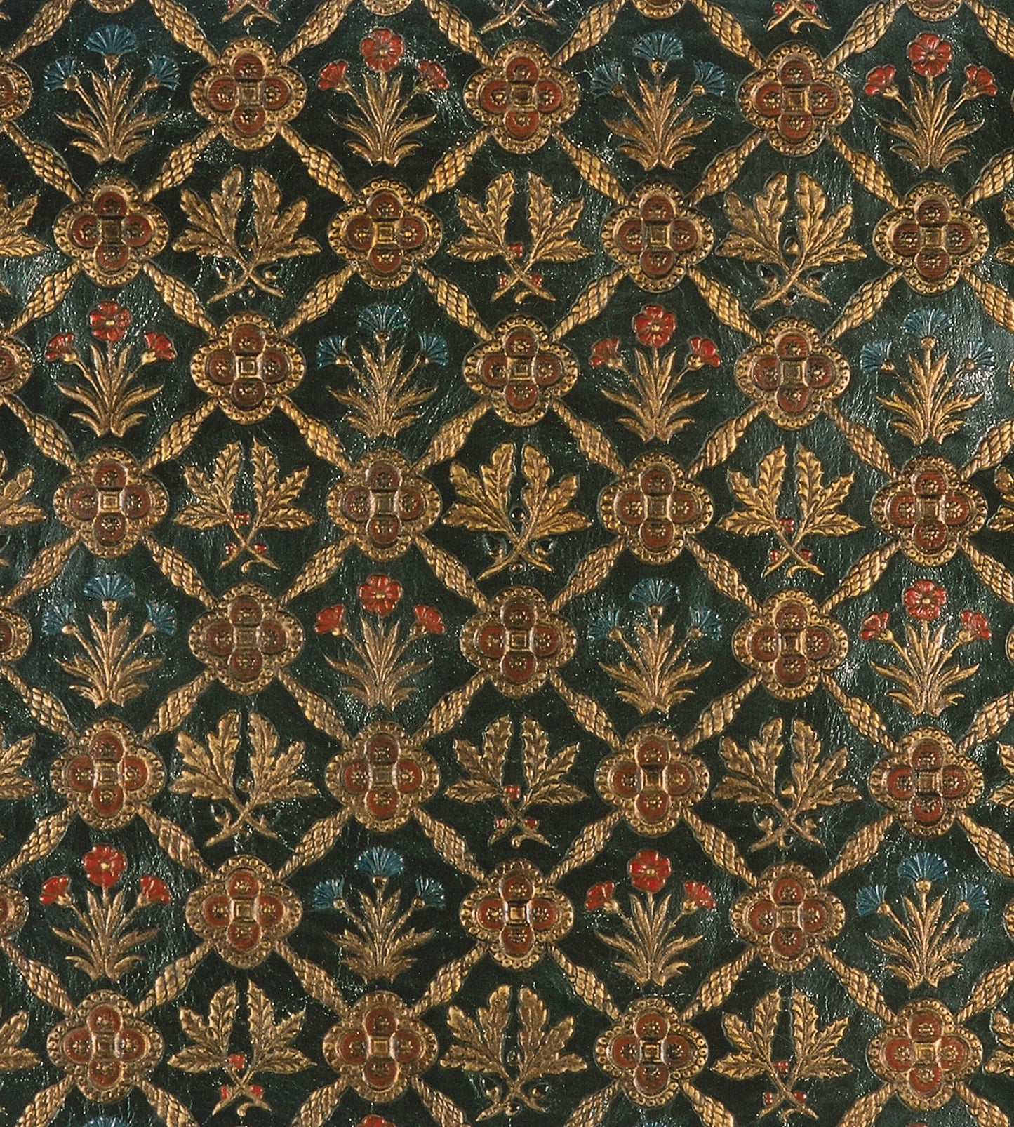 Purchase Old World Weavers Fabric SKU# AQ 000322CD, Cuir Chene Green/Gold 1