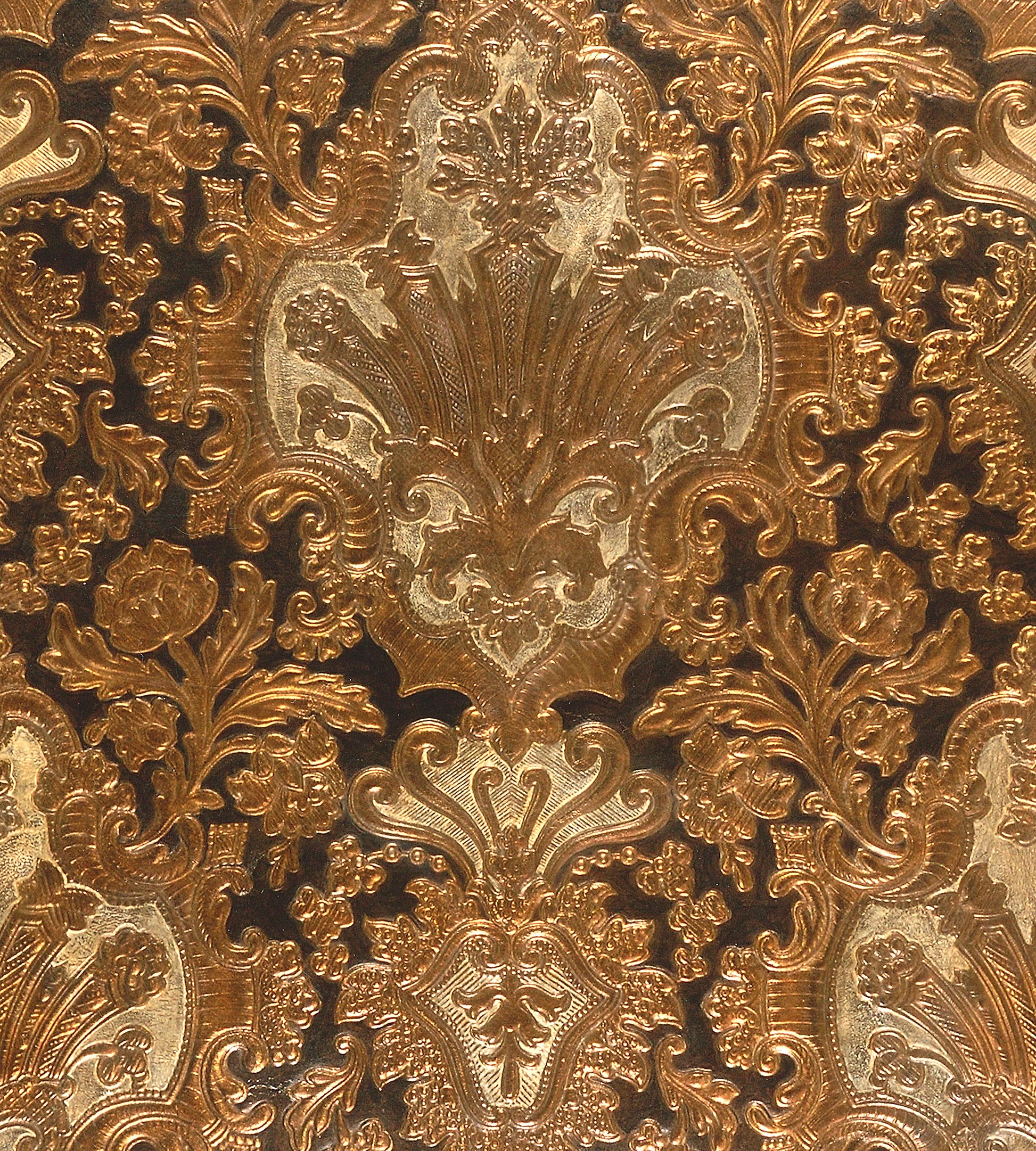 Purchase Old World Weavers Fabric Item# AQ 000448CD, Cuir Colbert Blanc/Gold 1