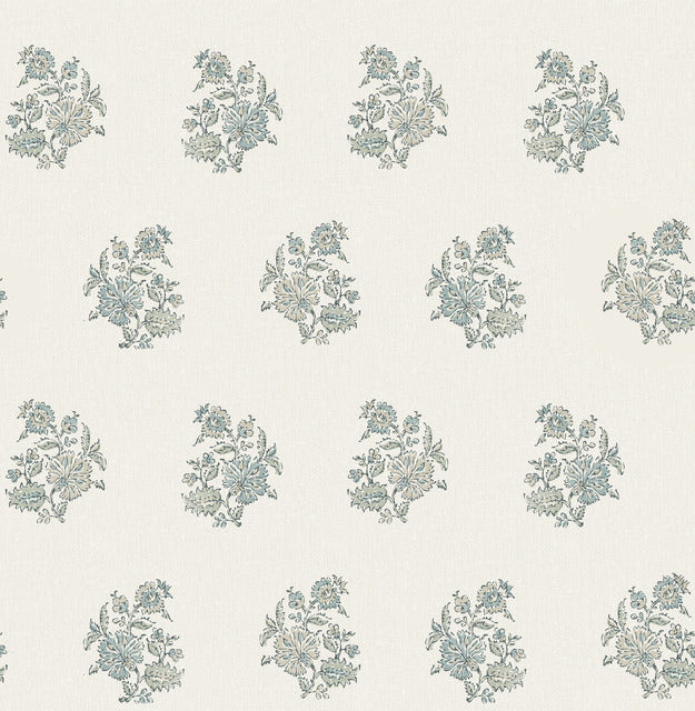 Purchase AST6359 A-Street Wallpaper, Overbrook Sage Bouquet Toss - Erin Gates