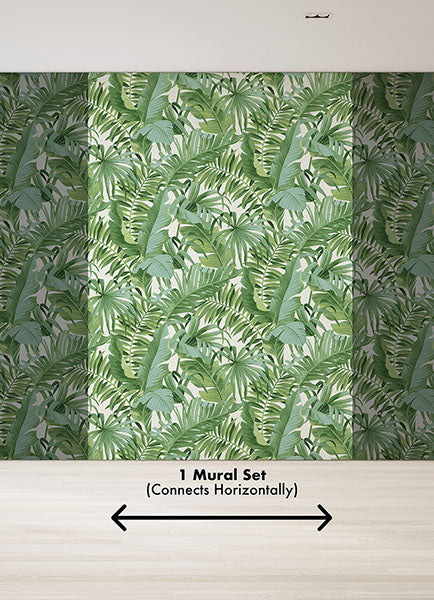 Purchase A-Street  Wallpaper ASTM5047, Tropical Palm Leaf Green12