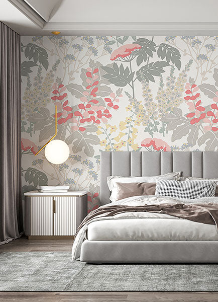 Purchase A-Street  Wallpaper ASTM5048, Pink Paradise Pink & Dove Grey1