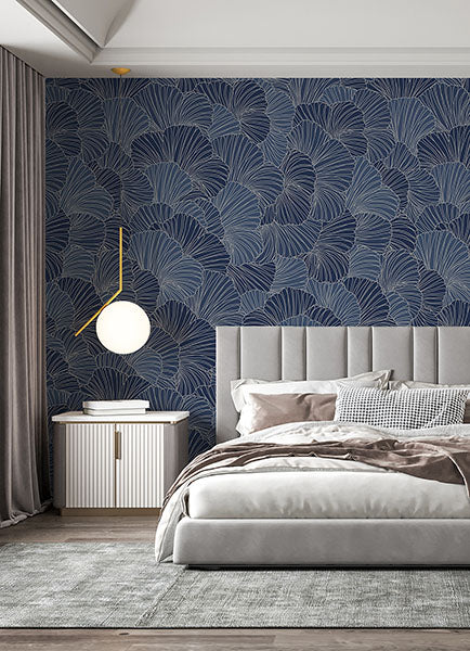 Purchase A-Street  Wallpaper ASTM5049, Petals Royal Blue1