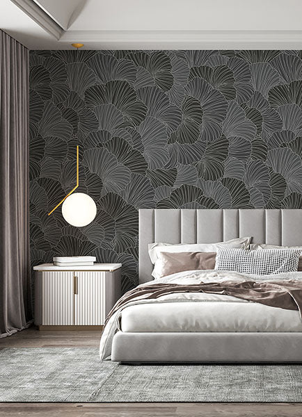 Purchase A-Street  Wallpaper ASTM5050, Petals Charcoal Grey1