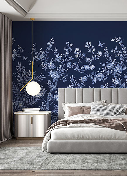 Purchase A-Street  Wallpaper ASTM5058, Twilight Chinoiserie Midnight Blue1