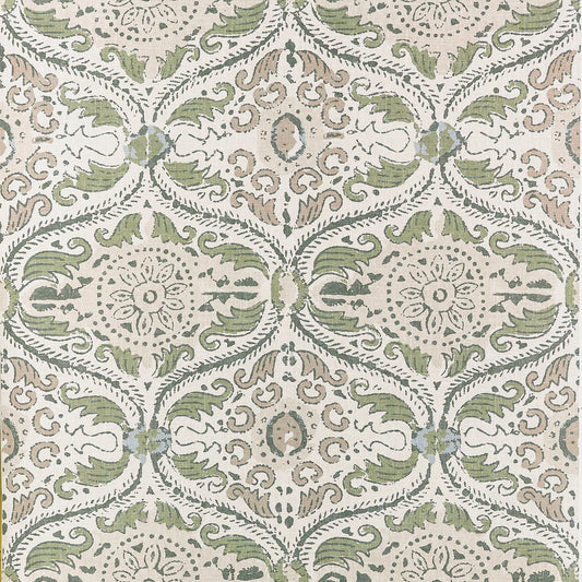Order Anna French SKU AT10755 pattern name Cecilia color name Green and Beige.