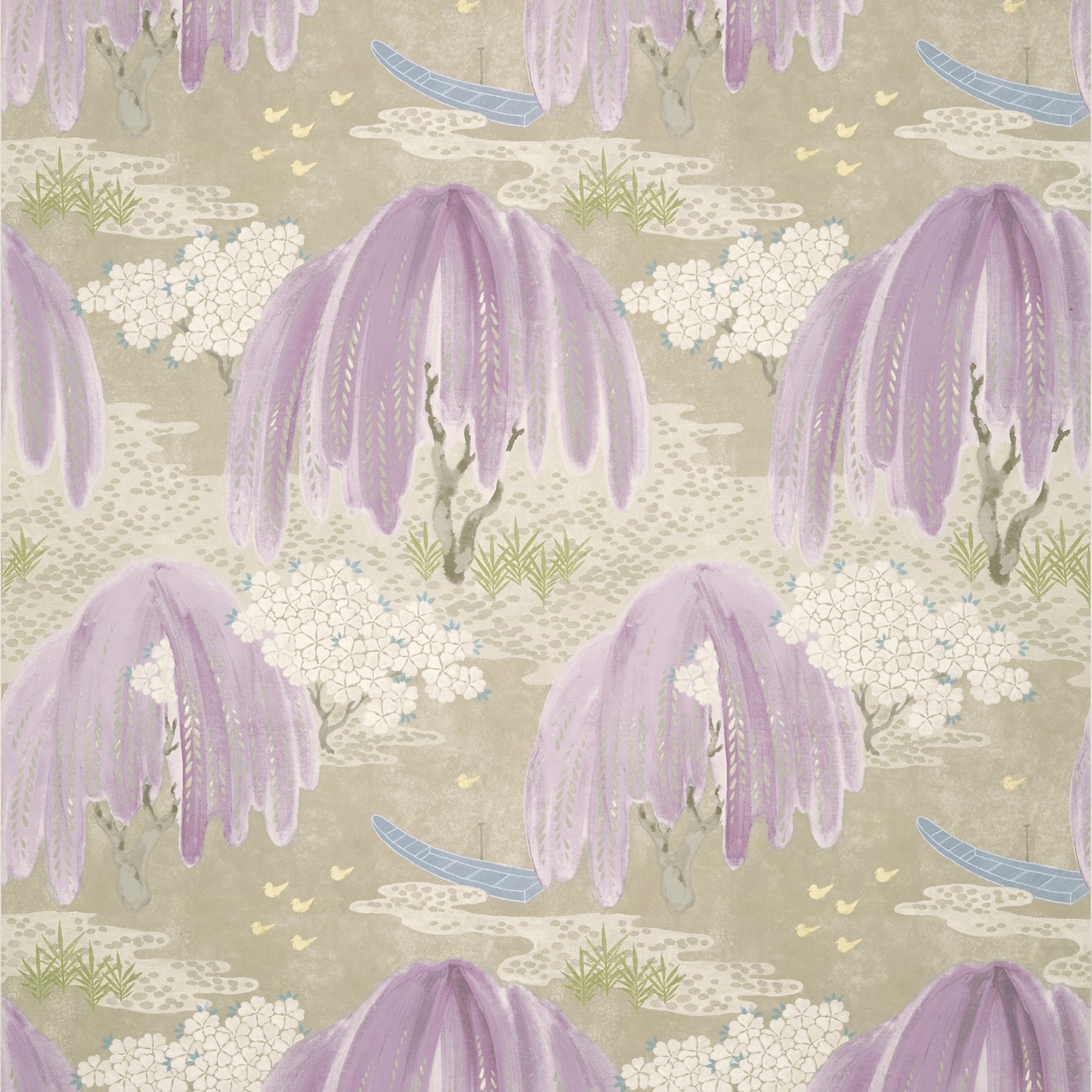 Purchase  Ann French Wallpaper Pattern number AT23107 pattern name  Willow Tree