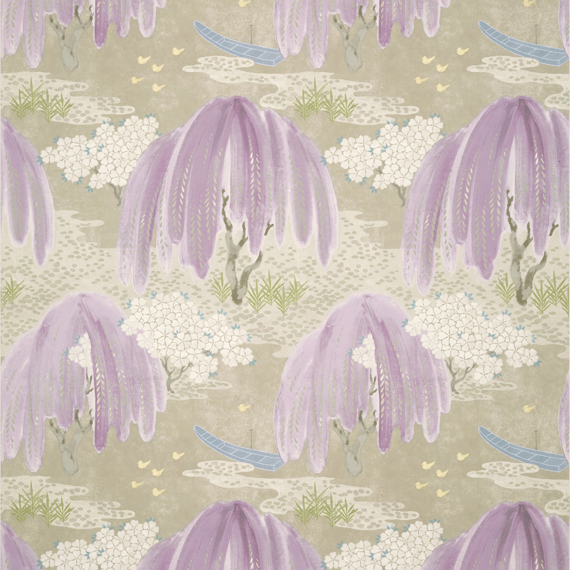Purchase  Ann French Wallpaper Pattern number AT23107 pattern name  Willow Tree