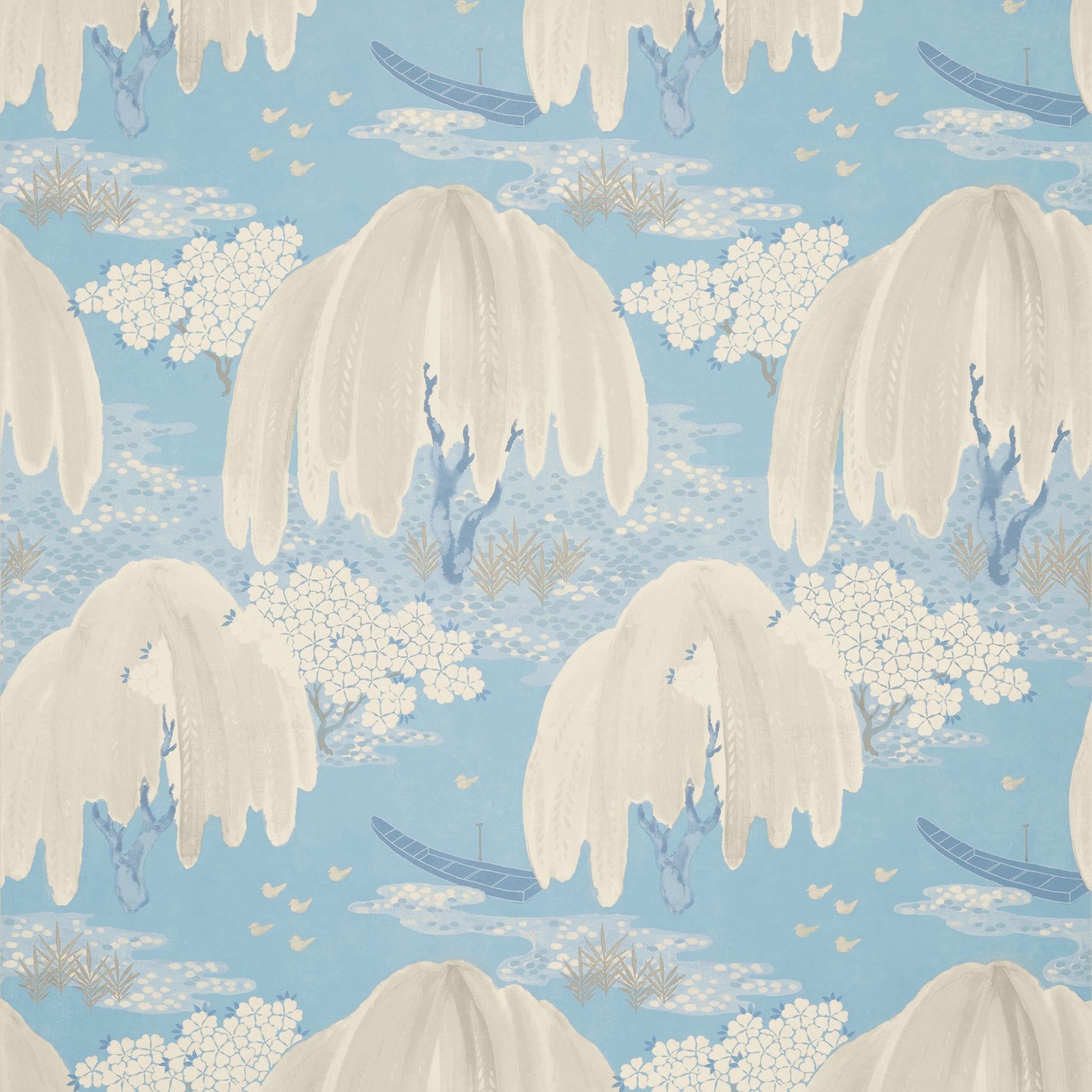Purchase  Ann French Wallpaper Product# AT23108 pattern name  Willow Tree