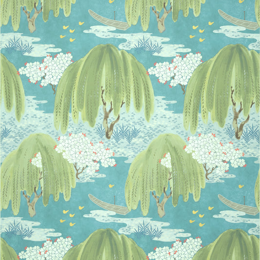 Purchase  Ann French Wallpaper Product AT23109 pattern name  Willow Tree