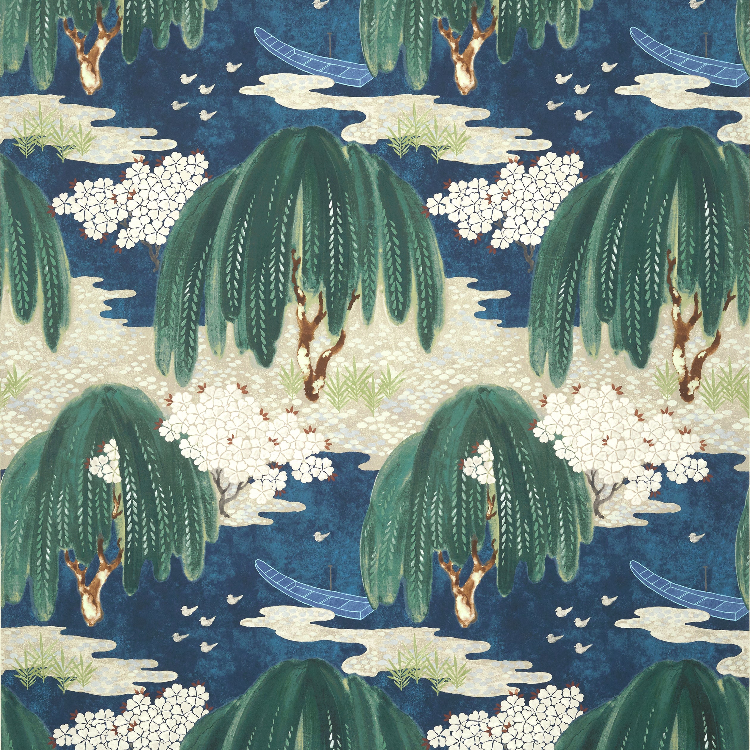 AT23110 | Willow Tree, Willow Tree - Anna French Wallpaper