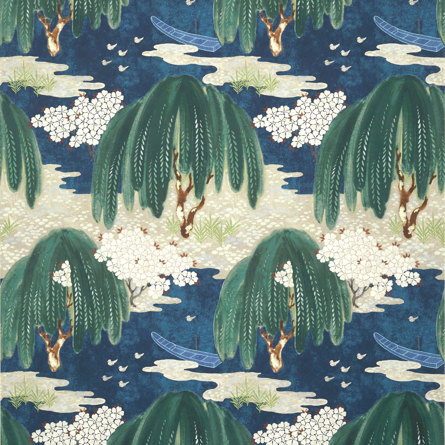 Purchase  Ann French Wallpaper Item AT23110 pattern name  Willow Tree