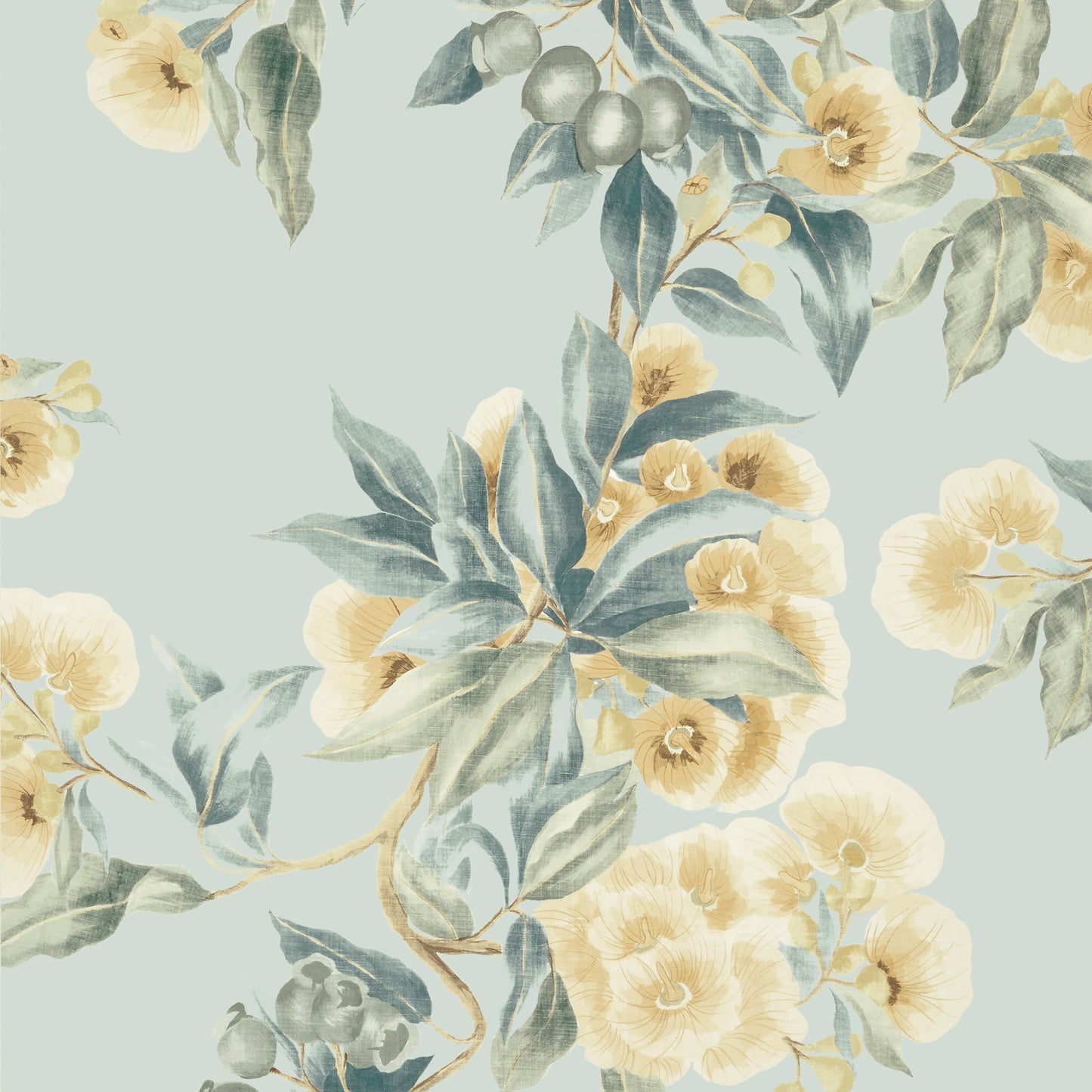 Purchase  Ann French Wallpaper SKU AT24552 pattern name  Camellia Garden