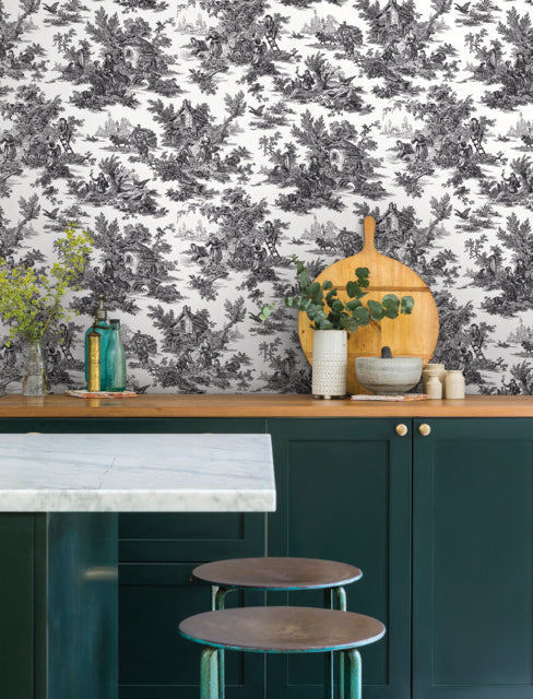 Purchase At4228 | Toile Resource Library, Campagne Toile - York Wallpaper