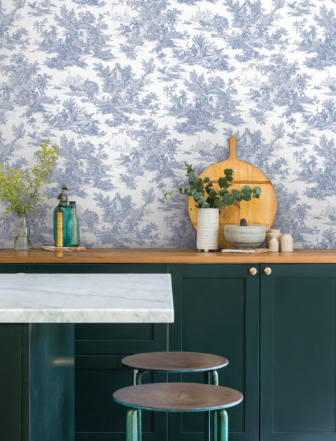 Purchase At4229 | Toile Resource Library, Campagne Toile - York Wallpaper