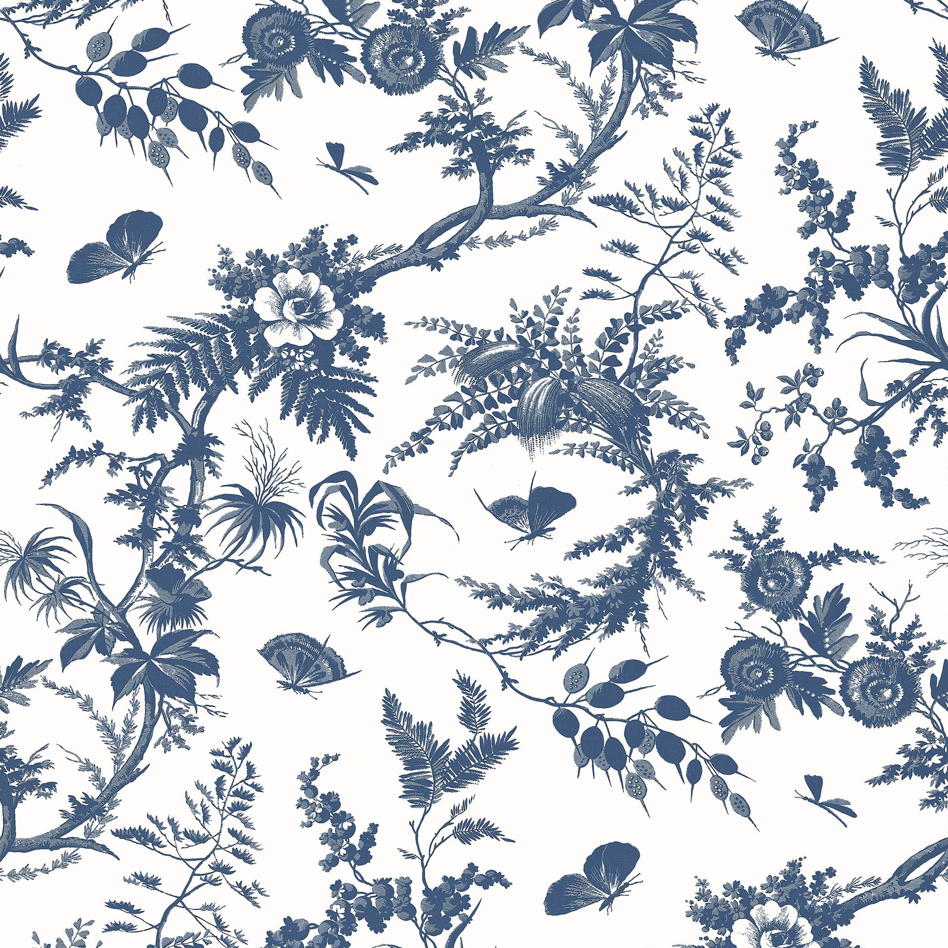 Shop Anna French Wallpaper Product# At57837 Pattern Name Newlands Toile From The Collection Bristol. 