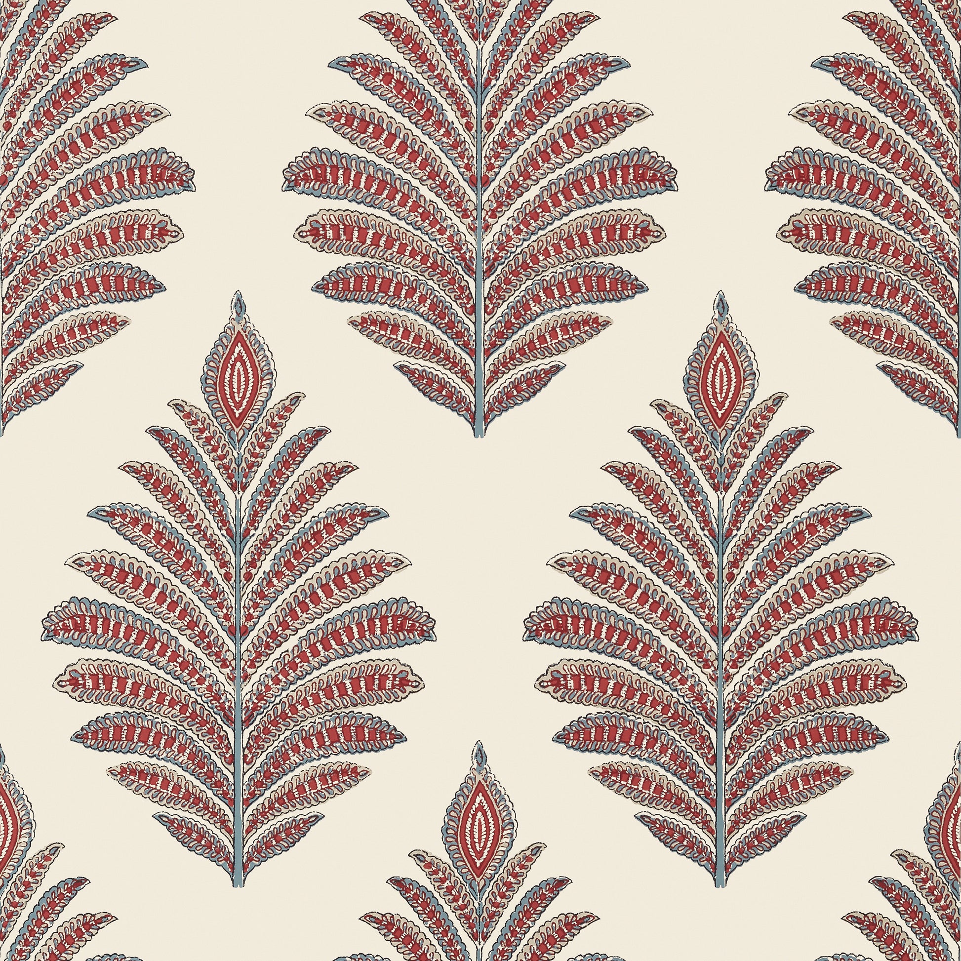 Purchase  Ann French Wallpaper Pattern# AT78726 pattern name  Palampore Leaf