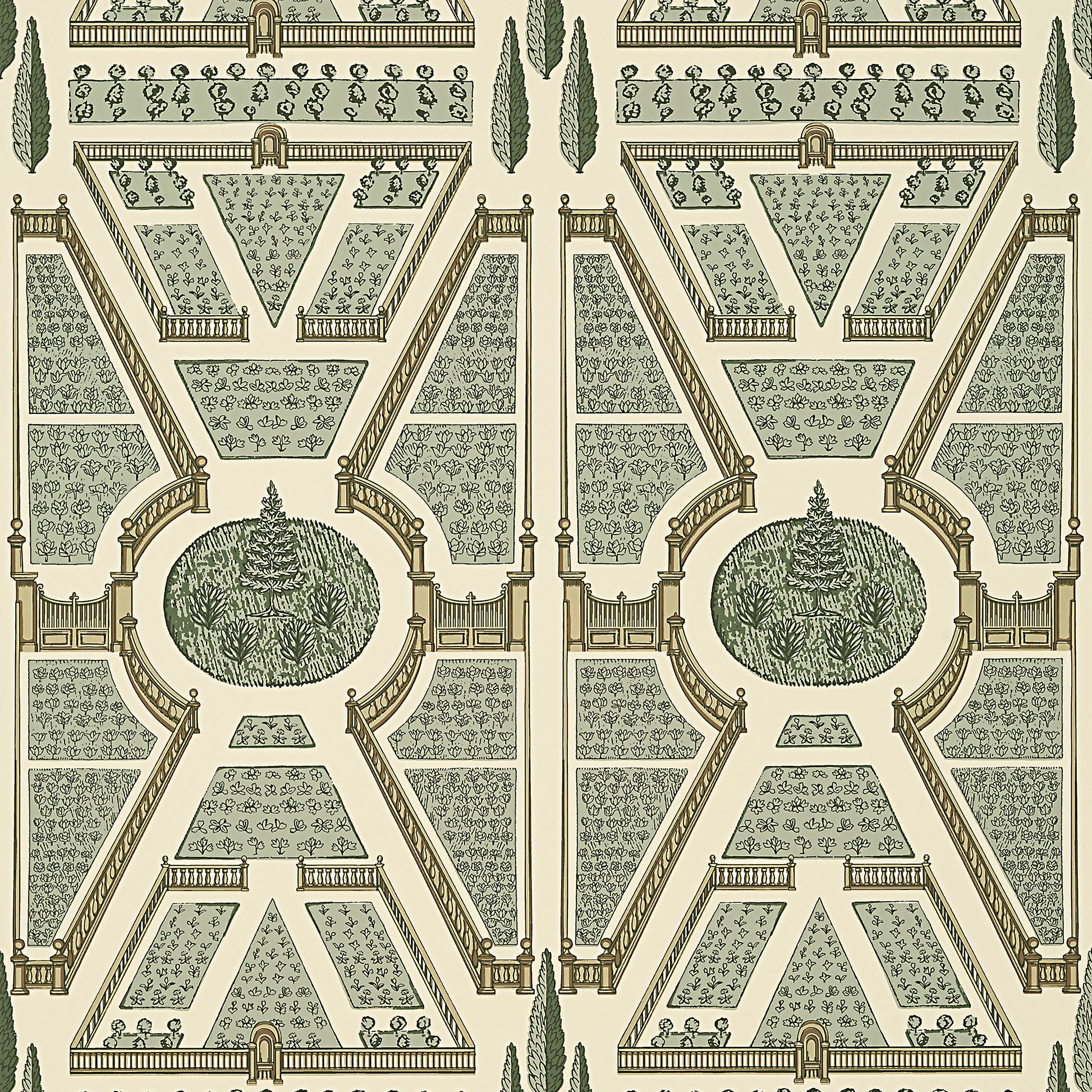 Purchase  Ann French Wallpaper Pattern AT9597 pattern name  Aerial Garden