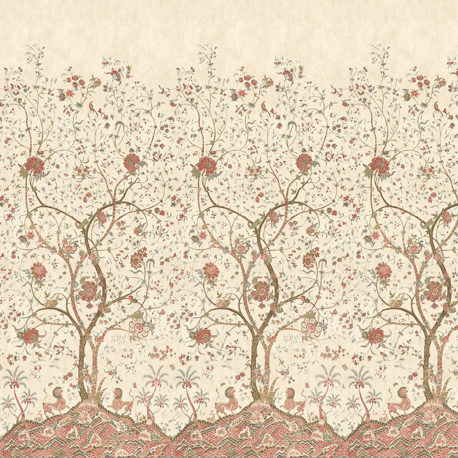 Acquire Anna French Product ATM10773 pattern name La Bourdonnais Mural color name Red.
