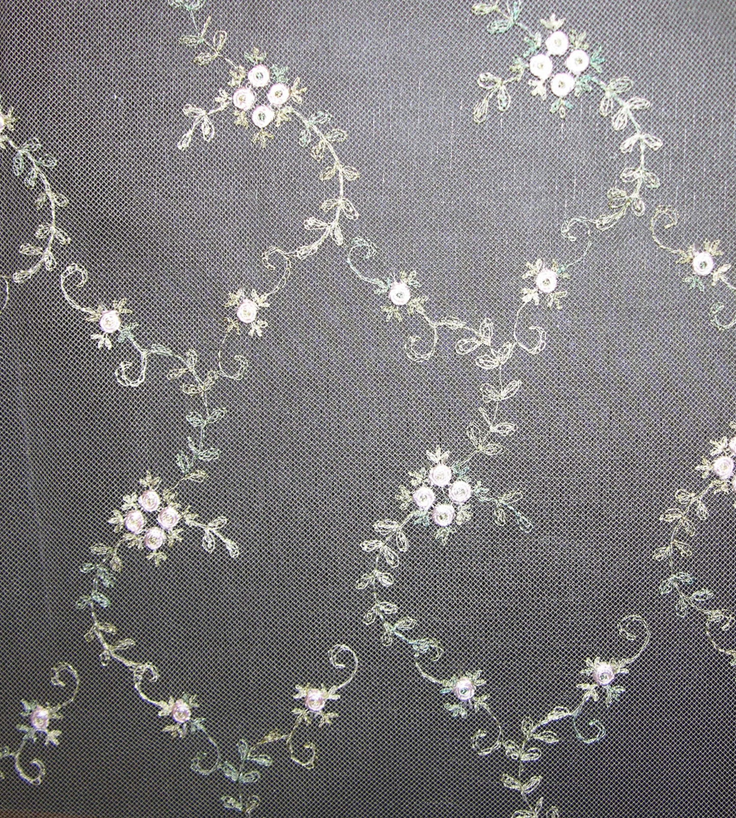 Purchase Old World Weavers Fabric Item# AU 44228075, Florinette Sheer Blossom 1