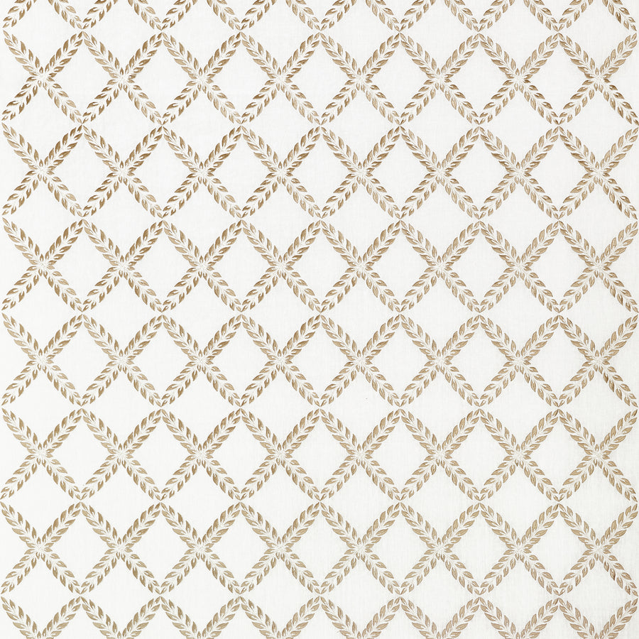 Find Anna French Fabric SKU# AW10743 pattern name Halifax Embroidery color name Beige.