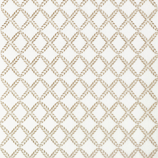 Find Anna French Fabric SKU# AW10743 pattern name Halifax Embroidery color name Beige.