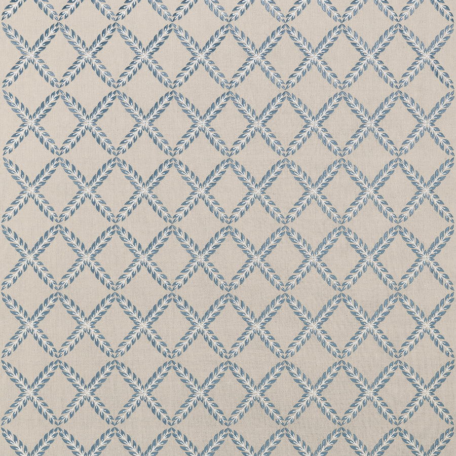 Purchase Anna French Fabric Pattern AW10745 pattern name Halifax Embroidery color name Mineral.