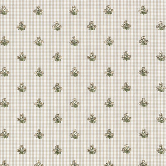 Save on Anna French Fabric Product# AW10758 pattern name Sue Belle Embroidery color name Beige.