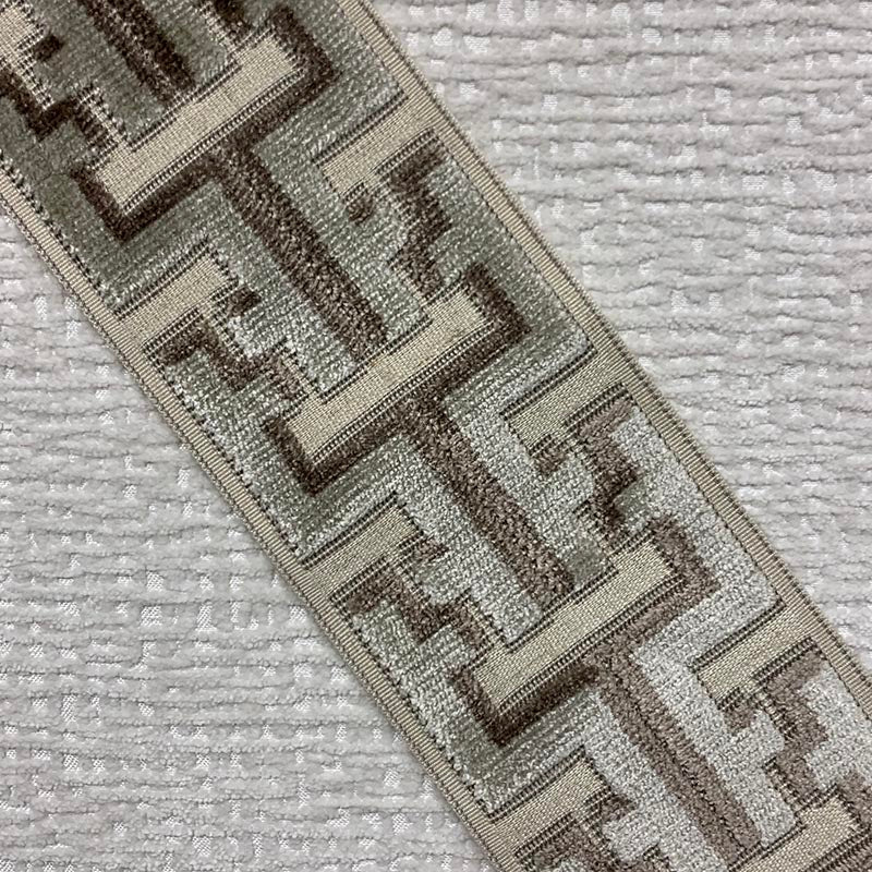 Sample 9337 Banks Tape Vanilla, Beige by Magnolia Fabric