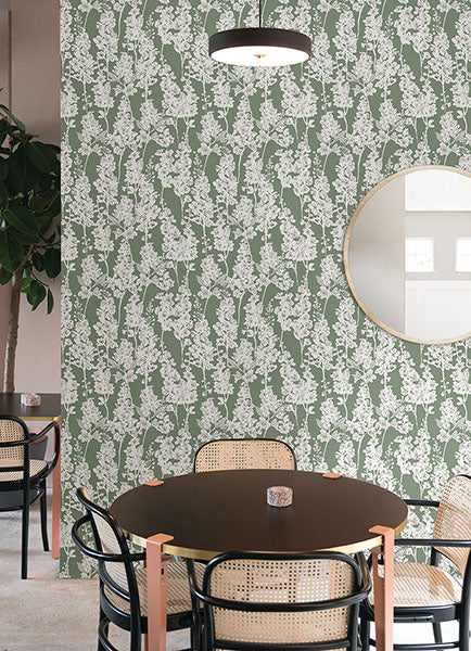 Purchase BDS6072 NuWallpaper Wallpaper, Sage Larkspur Peel & Stick - By Dylan M NuWallpaper12