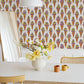 Purchase BDS6076 NuWallpaper Wallpaper, Orange Floral Ice Cream Peel & Stick - By Dylan M NuWallpaper12