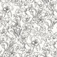 Purchase BDS6082 NuWallpaper Wallpaper, Grey May Bloom Peel & Stick - By Dylan M NuWallpaper