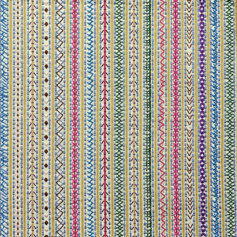 Sample BFC-3680.457.0 Capri Multi Color Ethnic Lee Jofa Fabric