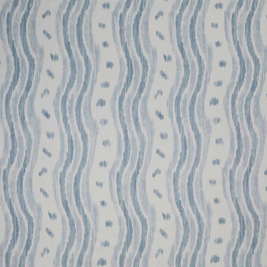 Sample BFC-3687.1115.0 Ikat Stripe, Pale Blue by Lee Jofa Fabric