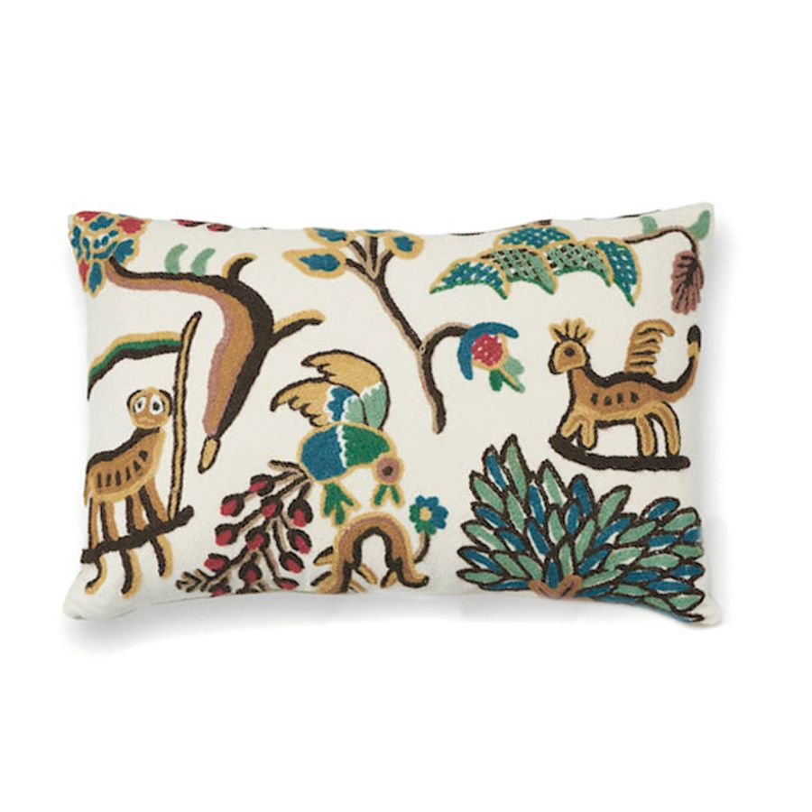 Purchase BHLFABPILL0001 Fables - Crewel, Blue / Multi - Scalamandre Pillows