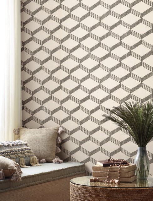 Purchase Bo6721 | Artifacts, Palisades Paperweave Beige - Antonina Vella Wallpaper