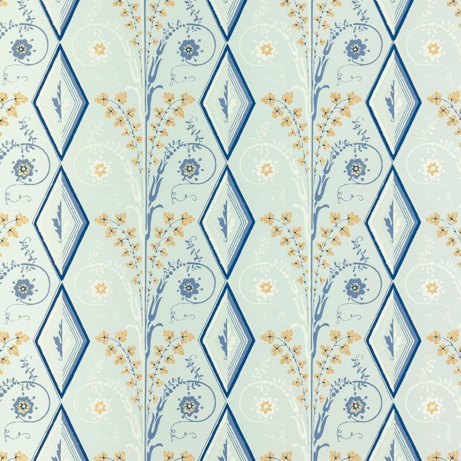 Purchase Br-69004-155 Gallier Diamond, Sky - Brunschwig & Fils Wallpaper - Br-69004.155.0