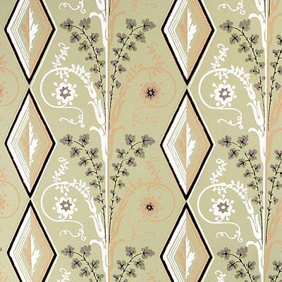 Buy BR-69004.M84 Gallier Diamond Brown And Green On Beige by Brunschwig Fils